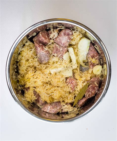 Instant Pot Sauerkraut & Sausage - Keto Cooking Wins