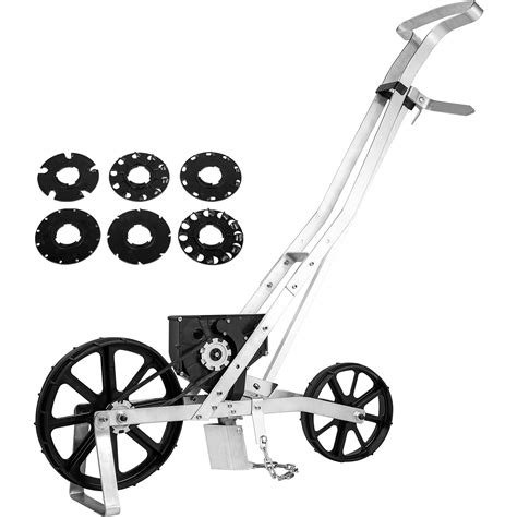 Buy VEVOR Garden Seeder Metal Precision Garden Push Seeder With 6 Seed