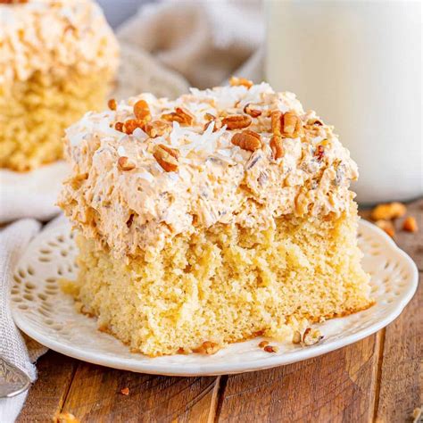 Butter Pecan Poke Cake The Nation Cook Dinner Tasty Made Simple