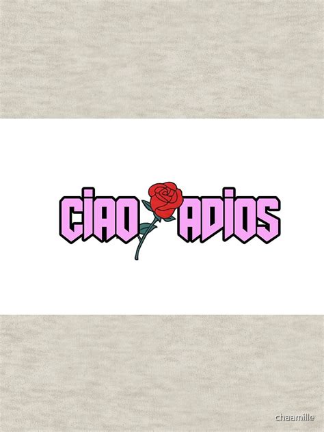 "ciao adios" Zipped Hoodie by chaamille | Redbubble