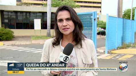 Criança de 4 anos cai de quarto andar de prédio em Santa Bárbara d