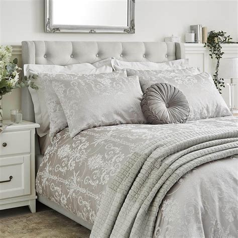 Laura Ashley Josette Silver Duvet Cover Set Jarrolds Norwich