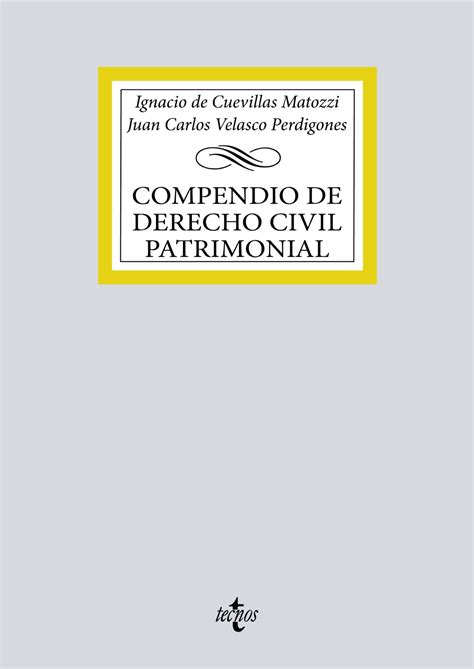 Libro Compendio De Derecho Civil Patrimonial 9788430989812