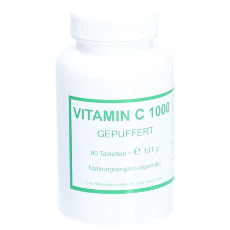 VITAMIN C 1000 Gepuffert Tabletten 90 St Shop Apotheke