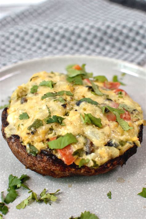 Vegetarian Stuffed Portobello Mushrooms Recipe