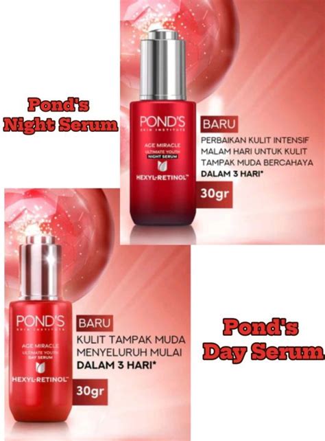 PONDS 30g Age Miracle Ultimate Youth Day Night Serum Hexyl