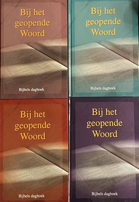 Bij Het Geopende Woord Bijbels Dagboek