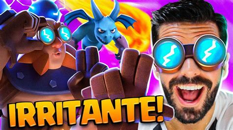 O Deck Mais Irritante De Gigante Eletrico Do Clash Royale Youtube