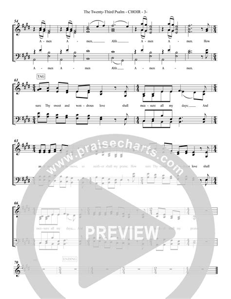 The Twenty Third Psalm Sheet Music Pdf Grace Worship Praisecharts