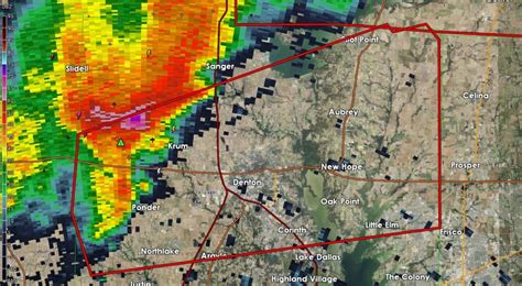 Tornado Warning: Denton County till 5:45 PM