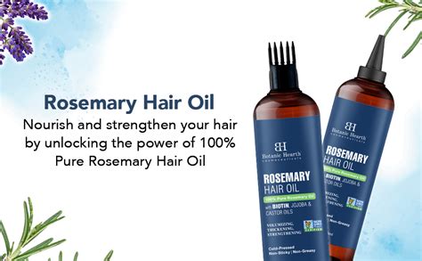 Buy Botanic Hearth 100 Pure Rosemary Oil For Hair Growth Infused With Biotin Hair