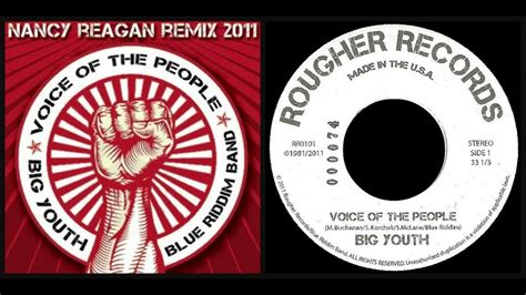 Big Youth And Blue Riddim Band Voice Of The People Rougher Records