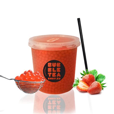 Buy Popping Boba Bubble Tea Kit Fruit Bursting Boba Pearls For Bubble