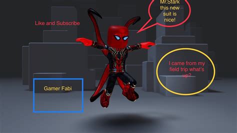 How To Make Iron Spider In Roblox Infinity War Youtube