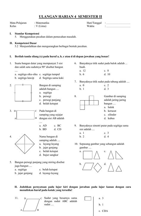 Soal Olimpiade Matematika Sd Kelas Sd Soal Olimpiade Matematika Sd