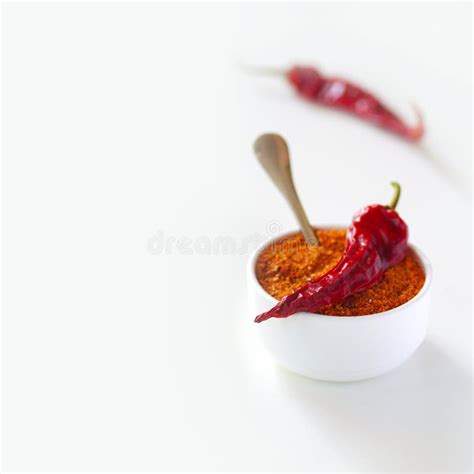 Hot Chili Pepper And A Bowl Of Spices Stock Photo Image Of Cooking Vegetable