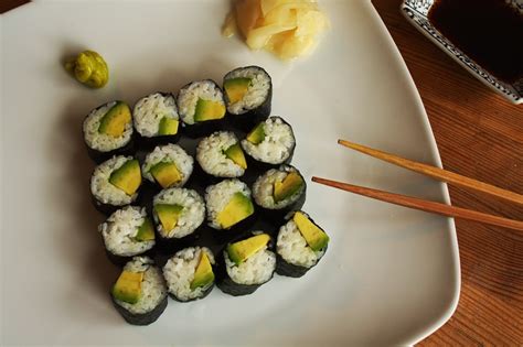 Avocado Maki Leckeres Sushi Selber Machen Vegane Rezepte