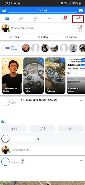 Cara Mengaktifkan Dark Mode Di Facebook Android SINAUSE ID