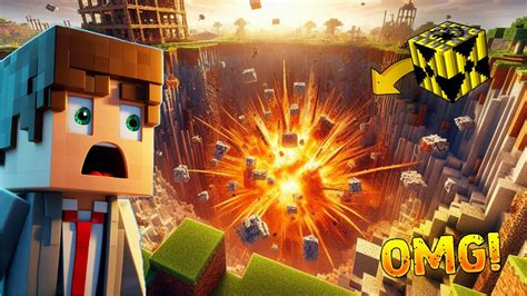 This TNT Can Destroy The EARTH In Minecraft Super Destructive TNT