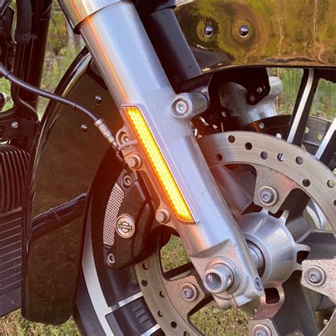 Universal Motorcycle Amber Led Front Fork Lightz