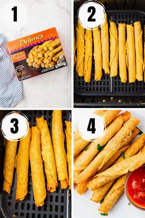 Frozen Taquitos in Air Fryer