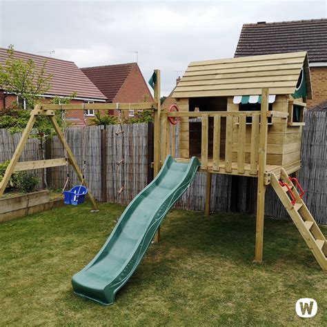 tower playhouses  children kids treehouse wickeyie