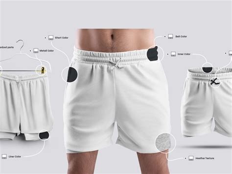 Mens Shorts Mockup Free Psd Templates