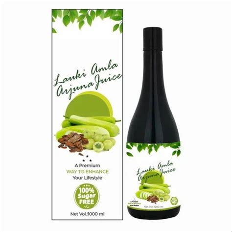 Lauki Amla Arjuna Juice 1000 Ml Packaging Type Bottle At Rs 95