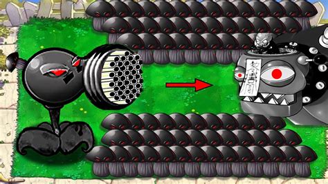 Doom Peashooter Gatling And Doom Shroom Vs Dr Zomboss Gargantuar