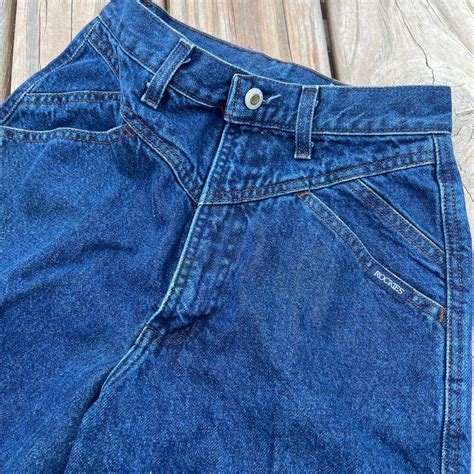 Vintage Western Bareback Dark Wash Rocky Mountain Rockies Jeans Size 28