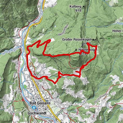 Bad Goisern am Hallstättersee Radsteig Predigstuhl Rathlucken