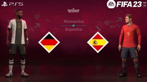 FIFA 23 Alemanha Vs Espanha World Cup 2022 Semifinal PS5 YouTube