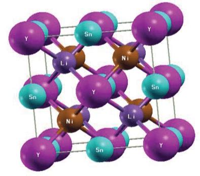 Liynisn Quaternary Heusler Crystal Structure Having The Space Group F