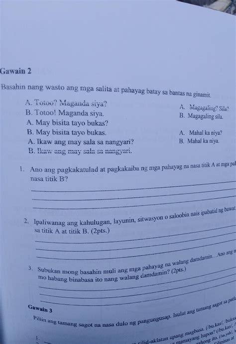 SANA PO MASAGUTAN NIYO Brainly Ph