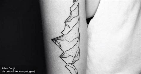 Abstract Line Art Tattoos