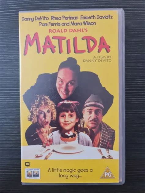 Matilda Danny Devito Mara Wilson Rhea Perelman Pal Vhs Video