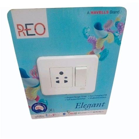 10a Havells Reo Elegant Modular Switches Sockets Set 2m 1 Way At Rs 1694piece In Kanpur