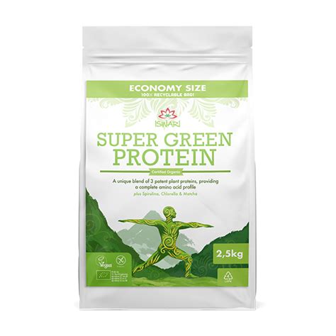 Comprar Super Green Protein Prote Na Vegetal Iswari