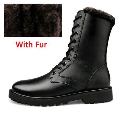 Shop Generic Unisexadult Boots For Men And Women Winter Warm Combat