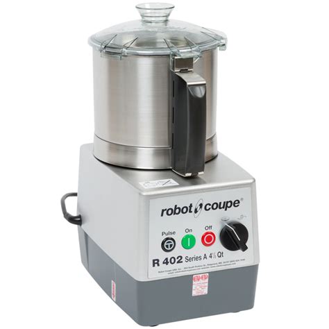 Robot Coupe R402 Food Processor W 4 5 Qt Stainless Steel Bowl