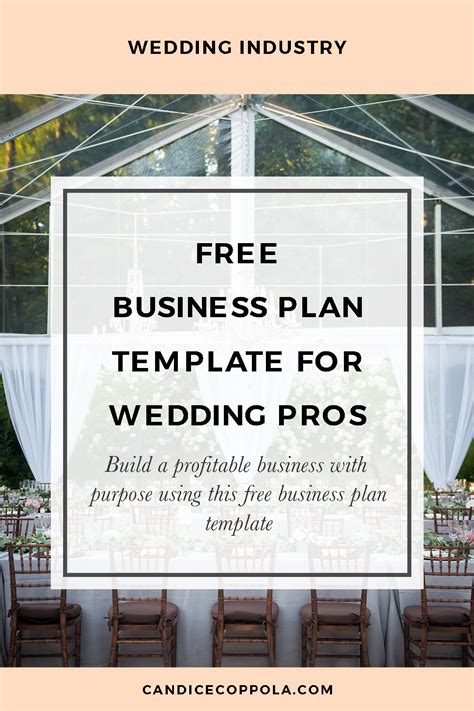 Free Wedding Planner Business Plan Template