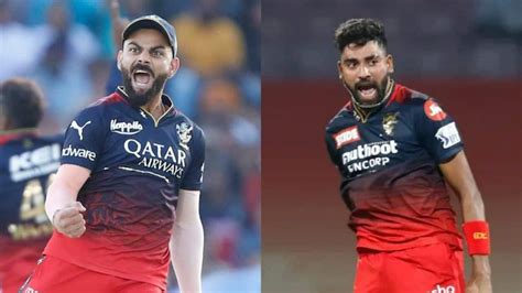 Ipl 2023 Mohammed Siraj Shocks Virat With Two Jaffas Kohlis Gives It