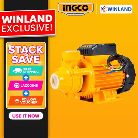 Ingco By Winland Water Peripheral Booster Motor Pump W Hp