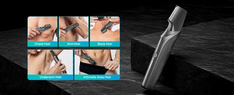 Kensen Body Hair Trimmer Personal Groomer Groin Pubic Hair Trimmer Electric Body Shaver Bikini