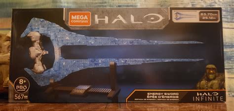 Mega Construx Halo Infinite Energy Sword Building Set Pcs New