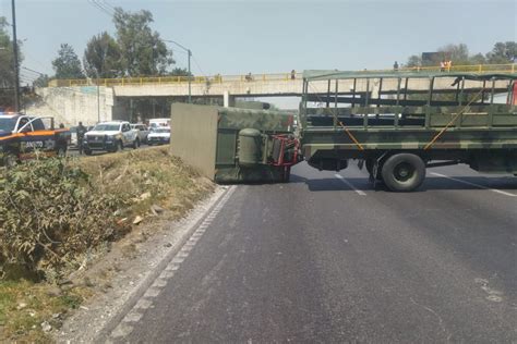 Qué pasó en el accidente de hoy en la carretera México Puebla