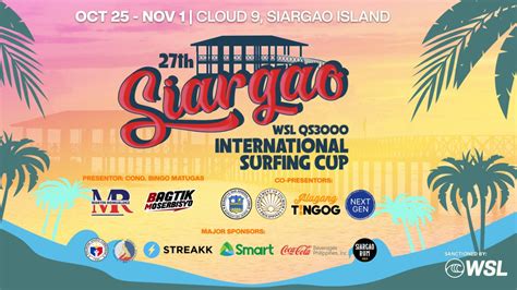 Siargao Welcomes The World For The 27th International Surfing Cup