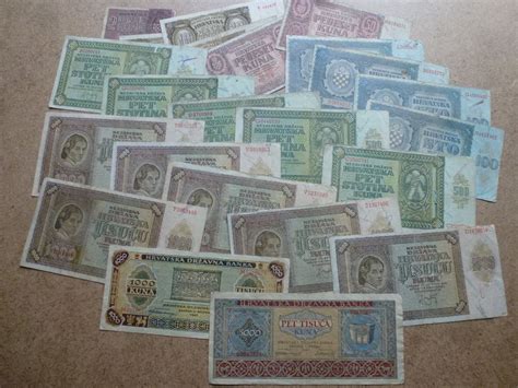 Lot 23 Alten Banknoten Aus Kroatien Kaufen Auf Ricardo