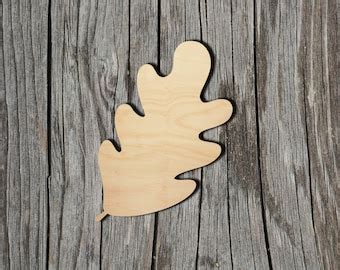 Maple Leaf Laser Cut Out Unfinished Wood Shape Craft Supply Etsy