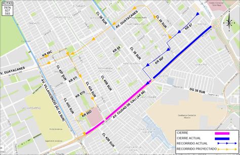 Por Obras Hay Cierre En La Avenida Ciudad De Cali Entre Calles 38 Sur Y